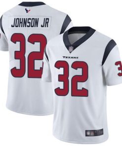 Nike Houston Texans #32 Lonnie Johnson Jr. White Stitched NFL Vapor Untouchable Limited Jersey