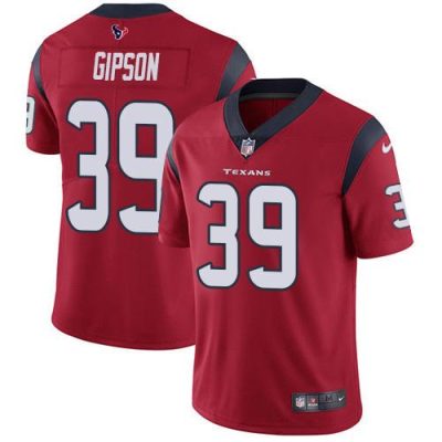 Nike Houston Texans #39 Tashaun Gipson Red Alternate Stitched NFL Vapor Untouchable Limited Jersey