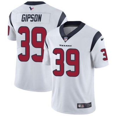 Nike Houston Texans #39 Tashaun Gipson White Stitched NFL Vapor Untouchable Limited Jersey