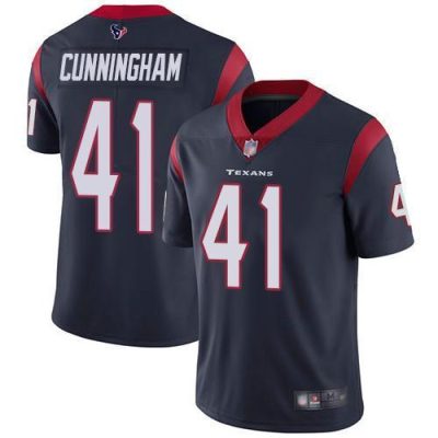 Nike Houston Texans #41 Zach Cunningham Navy Blue Team Color Stitched NFL Vapor Untouchable Limited Jersey