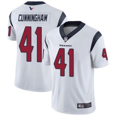Nike Houston Texans #41 Zach Cunningham White Stitched NFL Vapor Untouchable Limited Jersey