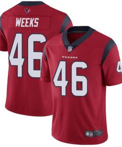 Nike Houston Texans #46 Jon Weeks Red Alternate Stitched NFL Vapor Untouchable Limited Jersey