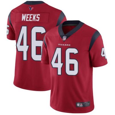 Nike Houston Texans #46 Jon Weeks Red Alternate Stitched NFL Vapor Untouchable Limited Jersey