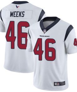 Nike Houston Texans #46 Jon Weeks White Stitched NFL Vapor Untouchable Limited Jersey