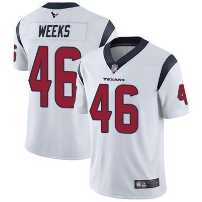 Nike Houston Texans #46 Jon Weeks White Stitched NFL Vapor Untouchable Limited Jersey