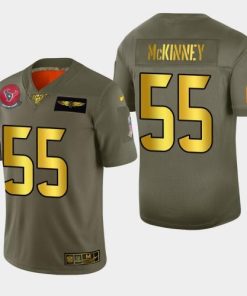 Nike Houston Texans #55 Benardrick McKinney Olive Gold 2019 Salute to Service NFL 100 Limited Jersey