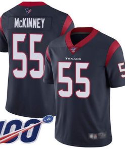 Nike Houston Texans #55 Benardrick McKinney Navy Blue Team Color Stitched NFL 100th Season Vapor Limited Jersey