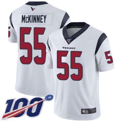 Nike Houston Texans #55 Benardrick McKinney White Stitched NFL 100th Season Vapor Limited Jersey