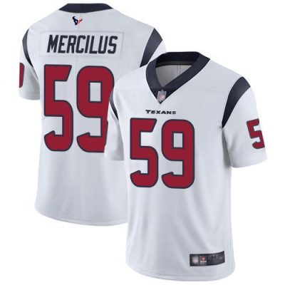Nike Houston Texans #59 Whitney Mercilus White Stitched NFL Vapor Untouchable Limited Jersey