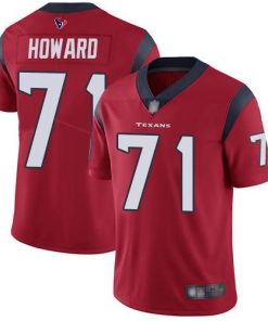 Nike Houston Texans #71 Tytus Howard Red Alternate Stitched NFL Vapor Untouchable Limited Jersey