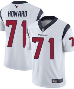 Nike Houston Texans #71 Tytus Howard White Stitched NFL Vapor Untouchable Limited Jersey
