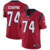 Nike Houston Texans #74 Max Scharping Red Alternate Stitched NFL Vapor Untouchable Limited Jersey