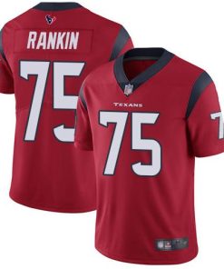 Nike Houston Texans #75 Martinas Rankin Red Alternate Stitched NFL Vapor Untouchable Limited Jersey