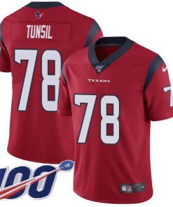 Nike Houston Texans #78 Laremy Tunsil Red Alternate Stitched NFL 100th Season Vapor Untouchable Limited Jersey