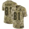 Nike Houston Texans #81 Kahale Warring Camo Stitched NFL Limited 2018 Salute To Service Jersey
