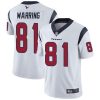 Nike Houston Texans #81 Kahale Warring White Stitched NFL Vapor Untouchable Limited Jersey