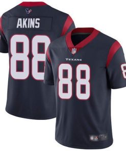 Nike Houston Texans #88 Jordan Akins Navy Blue Team Color Stitched NFL Vapor Untouchable Limited Jersey