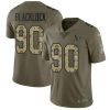 Nike Houston Texans #90 Ross Blacklock Olive/Camo Stitched NFL Limited 2017 Salute To Service Jersey