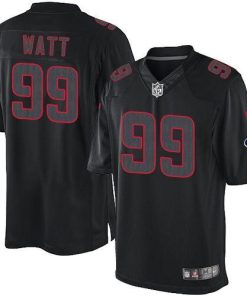 Nike Houston Texans #99 J.J. Watt Black Stitched NFL Impact Limited Jersey