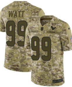 Nike Houston Texans #99 J.J. Watt Camo Stitched NFL Limited 2018 Salute To Service Jersey