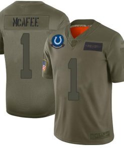 Nike Indianapolis Colts #1 Pat McAfee Camo Stitched NFL Limited 2019 Salute To Service Jersey