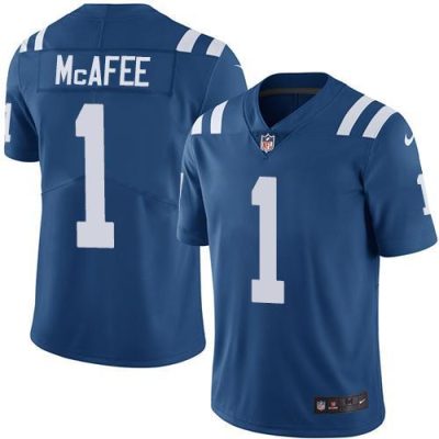 Nike Indianapolis Colts #1 Pat McAfee Royal Blue Team Color Stitched NFL Vapor Untouchable Limited Jersey
