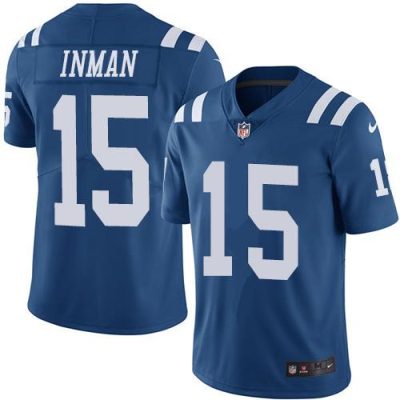Nike Indianapolis Colts #15 Dontrelle Inman Royal Blue Team Color Stitched NFL Vapor Untouchable Limited Jersey