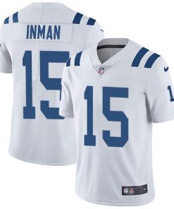 Nike Indianapolis Colts #15 Dontrelle Inman White Stitched NFL Vapor Untouchable Limited Jersey