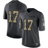Nike Indianapolis Colts #17 Philip Rivers Black Stitched NFL Limited 2016 Salute to Service Jersey