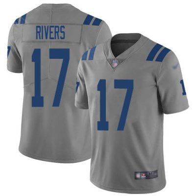 Nike Indianapolis Colts #17 Philip Rivers Gray Stitched NFL Limited Inverted Legend Jersey