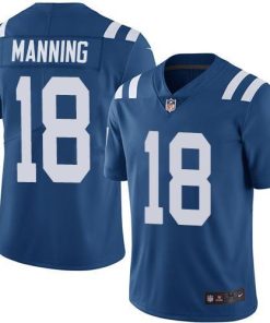 Nike Indianapolis Colts #18 Peyton Manning Royal Blue Team Color Stitched NFL Vapor Untouchable Limited Jersey