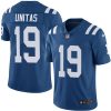 Nike Indianapolis Colts #19 Johnny Unitas Royal Blue Team Color Stitched NFL Vapor Untouchable Limited Jersey