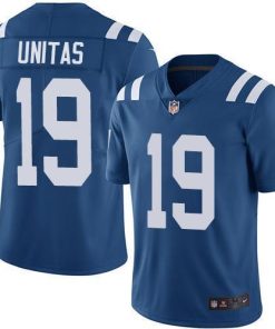 Nike Indianapolis Colts #19 Johnny Unitas Royal Blue Team Color Stitched NFL Vapor Untouchable Limited Jersey