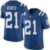 Nike Indianapolis Colts #21 Nyheim Hines Royal Blue Stitched NFL Limited Rush Jersey
