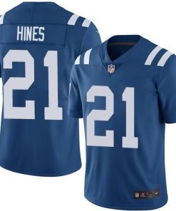 Nike Indianapolis Colts #21 Nyheim Hines Royal Blue Team Color Stitched NFL Vapor Untouchable Limited Jersey
