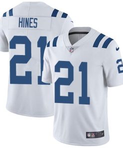 Nike Indianapolis Colts #21 Nyheim Hines White Stitched NFL Vapor Untouchable Limited Jersey