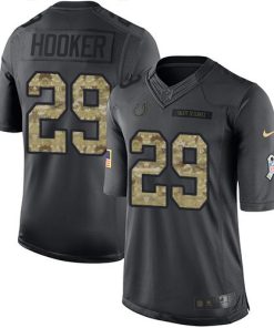 Nike Indianapolis Colts #29 Malik Hooker Black Stitched NFL Limited 2016 Salute to Service Jersey