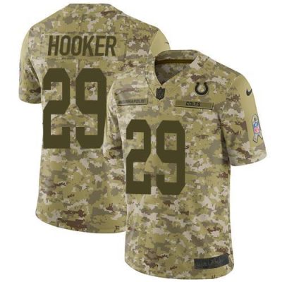 Nike Indianapolis Colts #29 Malik Hooker Camo Stitched NFL Limited 2018 Salute To Service Jersey