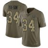 Nike Indianapolis Colts #34 Rock Ya-Sin Olive/Camo Stitched NFL Limited 2017 Salute To Service Jersey
