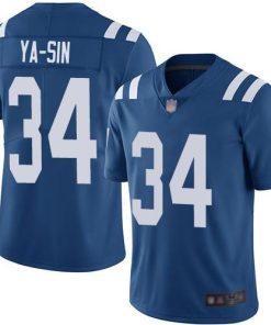 Nike Indianapolis Colts #34 Rock Ya-Sin Royal Blue Team Color Stitched NFL Vapor Untouchable Limited Jersey