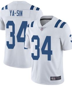 Nike Indianapolis Colts #34 Rock Ya-Sin White Stitched NFL Vapor Untouchable Limited Jersey