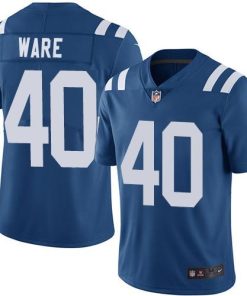 Nike Indianapolis Colts #40 Spencer Ware Royal Blue Team Color Stitched NFL Vapor Untouchable Limited Jersey