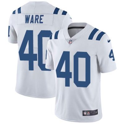 Nike Indianapolis Colts #40 Spencer Ware White Stitched NFL Vapor Untouchable Limited Jersey