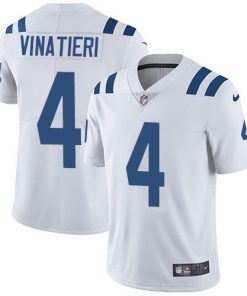 Nike Indianapolis Colts #4 Adam Vinatieri White Stitched NFL Vapor Untouchable Limited Jersey