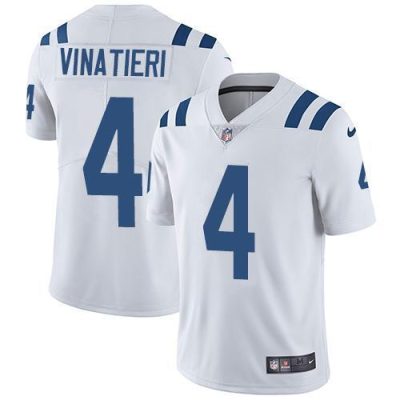 Nike Indianapolis Colts #4 Adam Vinatieri White Stitched NFL Vapor Untouchable Limited Jersey