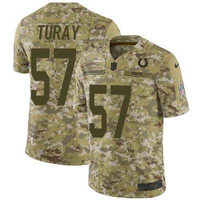 Nike Indianapolis Colts #57 Kemoko Turay Camo Stitched NFL Limited 2018 Salute To Service Jersey