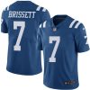 Nike Indianapolis Colts #7 Jacoby Brissett Royal Blue Stitched NFL Limited Rush Jersey