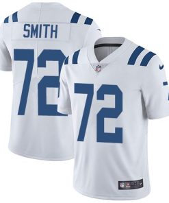 Nike Indianapolis Colts #72 Braden Smith White Stitched NFL Vapor Untouchable Limited Jersey