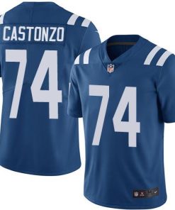 Nike Indianapolis Colts #74 Anthony Castonzo Royal Blue Team Color Stitched NFL Vapor Untouchable Limited Jersey