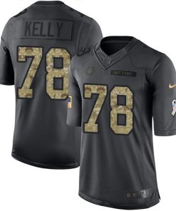 Nike Indianapolis Colts #78 Ryan Kelly Black Stitched NFL Limited 2016 Salute to Service Jersey